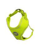 DDOXX Reflecting Airmesh Step-in Dog Harness | Adjustable Puppy Harness for All Sizes | Yellow S (Neck: 20-28 cm Breast: 32-44 cm) - International Shipping Available - Buy Online on GoSupps.com