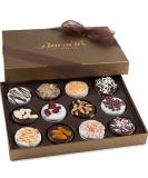 Barnett's Gourmet Chocolate Cookie Gift Basket â€“ 12 Unique Flavors for Holiday & Corporate Gifts - Buy Online on GoSupps.com