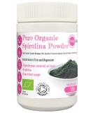 PINK SUN Organic Spirulina Powder 500g - Gluten Free, Non GMO, Vegan - Certified Organic by The Soil Association - Buy Online on GoSupps.com