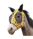 Harrison Howard Fly Mask for Horses | Super Comfortable UV Protection | Elastic Fit & Exclusive Golden Prints | Size M Medium - Buy Online on GoSupps.com