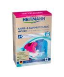 Heitmann Color & Dirt Catchers - Double Active Laundry Protection 45 Plastic-Free Sheets FSC Certified - International Shipping Available - Buy Online on GoSupps.com