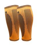 Bearhug Bamboo Calf Compression Sleeve for Shin Splints & Leg Cramps - Men & Women - Sports Running Gym Support - Buy Online on GoSupps.com