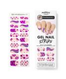 MOYOU LONDON Semi Cured Gel Nail Strips - 20 Pc. Gel Wraps | Buy 3, Get 1 Free UV Lamp | Easy Apply & Remove for Salon-Quality Manicure - Buy Online on GoSupps.com