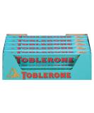 Toblerone Swiss Milk Chocolate with Salted Caramelized Almonds & Honey Almond Nougat - 20 Bars - Buy Online on GoSupps.com
