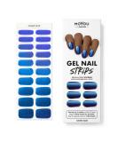 MOYOU LONDON Semi-Cured UV Gel Strips - 20 Pieces | Electric Blues - Salon-Quality Gel Nail Foils for Perfect Manicures - International Shipping Available - Buy Online on GoSupps.com