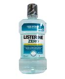 LISTERINE Zero Alcohol Mouthwash 500ml - Alcohol-Free Oral Care for Fresh Breath & Healthy Teeth - Buy Online on GoSupps.com