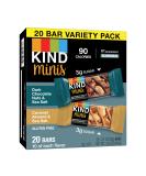 KIND Bar Minis Variety Pack - Dark Chocolate Nuts & Sea Salt/Caramel Almond & Sea Salt | 80 Count, 100 Calories, Gluten-Free | 56oz (Pack of 1) - Buy Online on GoSupps.com