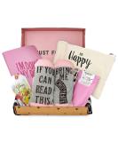 Special Birthday & Mother's Day Gift Box Set for Her | Fancy Notebook Travel Cosmetic Bag Funny Socks Bath Salt - Perfect for Friends - Buy Online on GoSupps.com