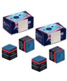 Blue Diamond Billiard Pool Cue Chalk w/Certilogo protection - 4 pcs by Longoni - Buy Online on GoSupps.com