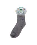 Earth Therapeutics Aloe Socks - Grey 1 Pack | Comfort & Moisture-Enhancing Foot Care - Buy Online on GoSupps.com