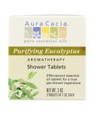 Aura Cacia Purifying Aromatherapy Shower Tablets - Eucalyptus - 3 Tablets for Relaxation & Refreshing Experience | International Shipping Available - Buy Online on GoSupps.com