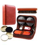 Wilbeva Leather Shoe Polish Kit - 7 in 1 Shoe Care Set for Men & Women | Shoe Shine Cleaner with Horsehair Bristle Dauber | Boot Cleaning and Care Set with Polish - Buy Online on GoSupps.com