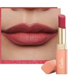 Oulac Soft Matte Lipstick & Blush Duo - Red Peach Color | Cream to Powder Formula Enriched with Rose Oil | Vegan & Cruelty-Free | 3.6g (Y06) Red Velvet - Buy Online on GoSupps.com