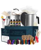 Hearth & Harbor Soy Candle Making Kit - DIY Supplies for Adults & Kids | Natural Soy Wax, Beginner-Friendly | Complete 2 Lbs Candle Making Kit - Buy Online on GoSupps.com