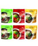 Gluten Free Meister Japanese Ramen - Tonkotsu, Shoyu, Miso Variety 6pk (Vegan/Vegetarian) - Buy Online on GoSupps.com