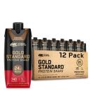 Optimum Nutrition Gold Standard Protein Shake  24g Protein  Ready to Drink Protein Shake  Gluten Free  Vitamin C for Immune Support  Chocolate  11 Fl Oz  12 Count Shake - Chocolate - Buy Online on GoSupps.com