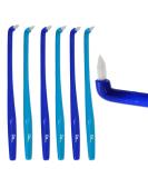 6 x slim interdental brush Blue brushes for orthodontic braces & bridges - Buy Online on GoSupps.com