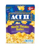 Act II Movie Theater Butter Popcorn 6-Pack | 2.75 oz Bags - Perfect for Movie Nights! - Buy Online on GoSupps.com