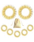 Buy Murlancra Acupressure Massage Rings for Stress Relief & Improved Circulation - Perfect for Osteoarthritis - Finger & Wrist Bracelet Set - Buy Online on GoSupps.com