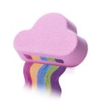 Rainbow Bath Bombs for Children & Women - Aromatherapy Cloud Fizz - Relaxing Bladder-Rich Bath Salts (Pink) - 1 Pack - Buy Online on GoSupps.com