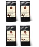 4 x Gourmet Coffee Gift Set - Almond Cinnamon Toffee Chocolate Macadamia - Arabica Ground Coffee - 300g International Shipping - Buy Online on GoSupps.com