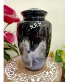 Eternal Horse Design Cremation Urn - Beautifully Handcrafted Adult Funeral Urn - Solid Metal Urn - Affordable Urn for Human Ashes - Buy Online on GoSupps.com
