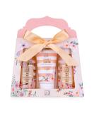 Accentra-shower set women gift set honey jasmine in a beautiful gift box-3-part care set with shower gel body lotion and bubble bath-wellness gift set for Valentine's Day & Mother's Day - Buy Online on GoSupps.com