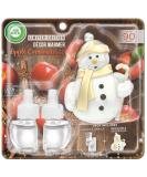Air Wick Plug in Scented Oil Starter Kit with Snowman Free Decorative Warmer + 2 Refills, Apple Cinnamon, Fall Scent, Fall Spray, (2x0.67oz), Essential Oils, Air Freshener Decorative Leaf Warmer - Buy Online on GoSupps.com