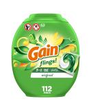 Gain Flings Laundry Detergent Pacs - 112 Count, HE Compatible, Long Lasting Original Scent - Buy Online on GoSupps.com