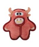 Outward Hound Xtreme Seamz Bull - Durable Squeaky Plush Dog Toy with Reinforced Dense Filling | International Shipping - Buy Online on GoSupps.com