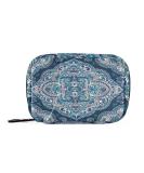 Weekly Pill Organizer for Travel - Cute 7-Day Vitamin Holder Case - Portable Boho Green Pill Box for Purse - Buy Online on GoSupps.com