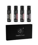 Dude's Love - Aromatic Edible Full Body Sensual Massage Oil Pack of 4 - Combo Gift Set | Trial Pack Massage Oil with Essential Oils - 120 ML Trial Pack (Vanilla Fruity Berry Floral) 30 ml (Pack of 4) - Buy Online on GoSupps.com