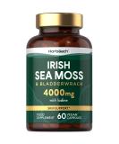 Irish Sea Moss and Bladderwrack Capsules 4000mg | 60 Capsules | Iodine Complex by Horbaach - Buy Online on GoSupps.com