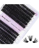 Premium 240 PCs Individual Eyelashes - D Curl Mix 12-16mm DIY Cluster Eyelash Extensions - 60p+80p Kits for At-Home Use - Buy Online on GoSupps.com