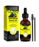 Cold-Pressed Sesame Seed Oil for Hair & Skin Care | 60ml | Natural Bio Oil - Buy Online on GoSupps.com