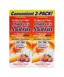 Motrin Children's Ibuprofen Oral Suspension Original Berry Flavor - 4 oz, Pack of 2 4 Fl Oz (Pack of 2) - Buy Online on GoSupps.com
