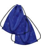 Multipurpose Dark Blue Mesh Drawstring Backpack for Swimming, Gym & Clothes - Buy Online on GoSupps.com