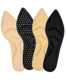 4 Pairs High Heel Insoles - Breathable Shoe Pads & Cushions for Women - Comfort for Foot Pain & Loose Shoes - Buy Online on GoSupps.com