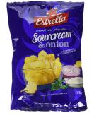 Estrella Sour Cream and Onion Crisps 175 g - Buy Online on GoSupps.com