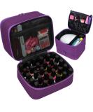ButterFox Nail Polish Organizer Storage Case - Fits Nail UV Dryer Light and 30-40 Bottles - Nail Supplies Organizer (Royal Purple) - Buy Online on GoSupps.com