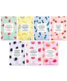 Vitamasques Juicy Collection 7-Pack Face Masks - Pore Purifying, Brightening, and Hydrating Sheet Masks - Fruit-infused Skincare Set - Buy Online on GoSupps.com