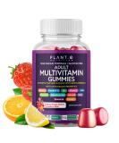 Adult Multivitamin Gummies with Vitamin A B C D E Zinc & Biotin - Energy & Immunity Boost - 90 Gluten Free Veggie Gummies - Buy Online on GoSupps.com