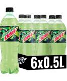 Mountain Dew Regular caffeinated lemonade with lemon-lime flavor the cult drink from the USA DISPOSABLE (6 x 0.5 l) - Buy Online on GoSupps.com