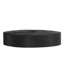 10 Yard Black Heavy Duty Polypropylene Webbing for Outdoor DIY Gear Repair - Buy Online on GoSupps.com