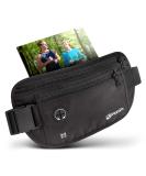 Praxxim Belly Pocket for Jogging | Perfectly Fitting Running Bag | Unisex Belt Bag for All Cell Phone Sizes - Black - Buy Online on GoSupps.com