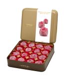 Rose Turkish Delight Lokum Hand crafted Shaped flower Dessert Gourmet Gift Box Tin 16 pieces 300g Chateau de Mediterranean - Buy Online on GoSupps.com