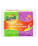 SCRUBIT Cellulose Scrub Sponge - 6 Pack Kitchen Cleaning Sponges for Dishes, Pans, Pots - Dishwashing Sponge Set - Buy Online on GoSupps.com