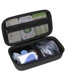 Elonbo Carrying Case for Portable Handheld Inhaler Nebulizer Machine for Adults and Kids, Asthma Inhaler Travel Case, Handheld Mesh Atomizer Machine Holder, Inhaler Spacer Bag, Black. CASE ONLY - Buy Online on GoSupps.com