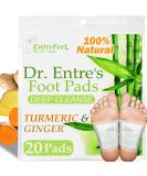 Turmeric & Ginger Detox Foot Patches 20 Pack: Detox Foot Pads Deep Cleansing to Remove Toxins & Sleep Better Foot Detox Patches 20 Count (Pack of 1) - Buy Online on GoSupps.com