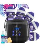 Bella Verde Waxing Kit - Home Wax Kit for Women and Men with LED Display - Includes 5 Packs of Wax Beads, Wax Warmer, Pre & Post Wax Spray, Wax Pot, 20 Wood Sticks - Hard Wax Beans for Brazilian Body, Legs, Eyebrows, Face, Lips, and Armpits - Buy Online on GoSupps.com